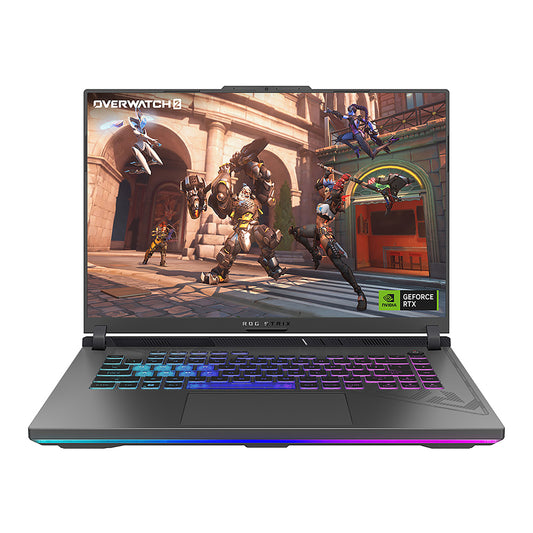 ASUS ROG Strix G16 G614JIR-N3009W Gaming Laptop |
Intel Core i9-14900HX Processor - 16GB DDR5 RAM - 1TB NVMe SSD - NVIDIA GeForce RTX 4070 8GB GDDR6 Graphics - 16.0 inches WUXGA IPS 165Hz (Eclipse Gray, Win11)