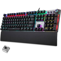 AULA F2088 Wired Mechanical Gaming Keyboard - Black