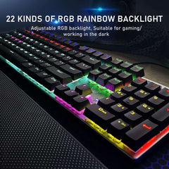 AULA F2088 Wired Mechanical Gaming Keyboard - Black