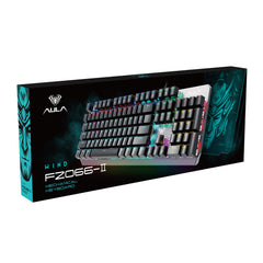 Keyboard USB Gaming Mechanical Aula S2066 Gray - King Tech