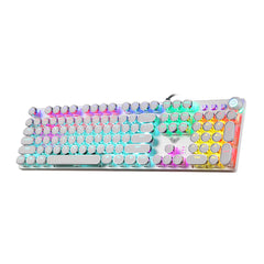 Keyboard USB Gaming Mechanical Aula F2088 Silver - King Tech