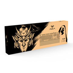 Keyboard USB Gaming Mechanical Aula F2088 Silver - King Tech
