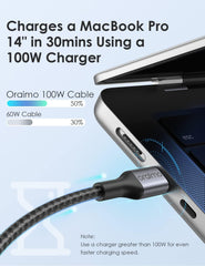 Cable Charging Oraimo OCW-173CC Type-C to Type-C - King Tech