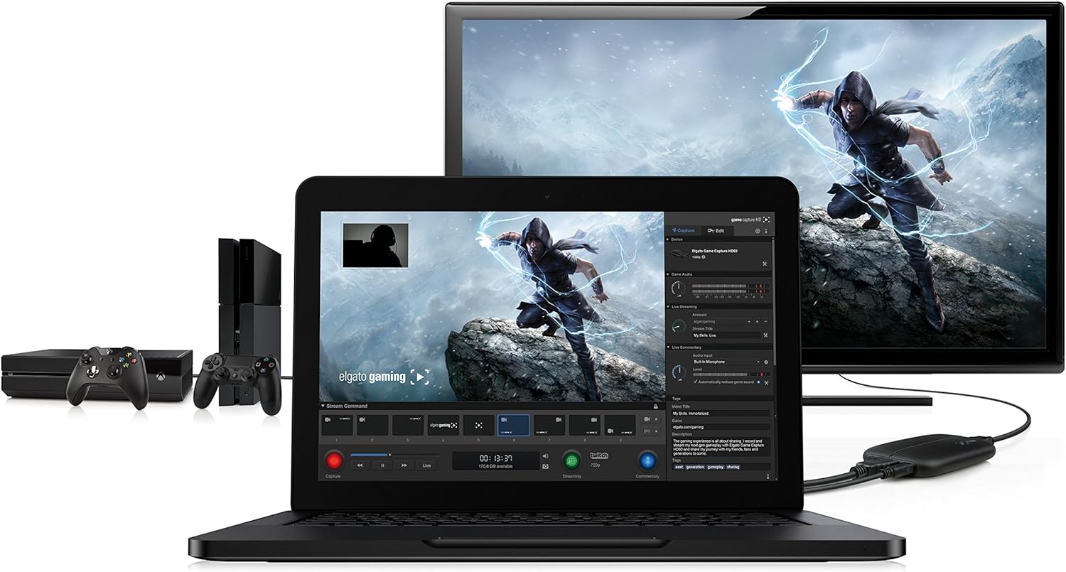Capture Card Elgato Game Capture HD60 S (USB 3.0, 1080p60 Capture) - King Tech