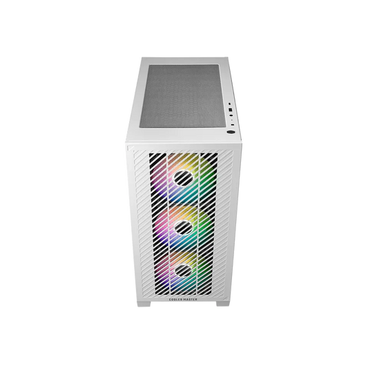 Case Cooler Master Elite 301 Micro-ATX (White) - King Tech