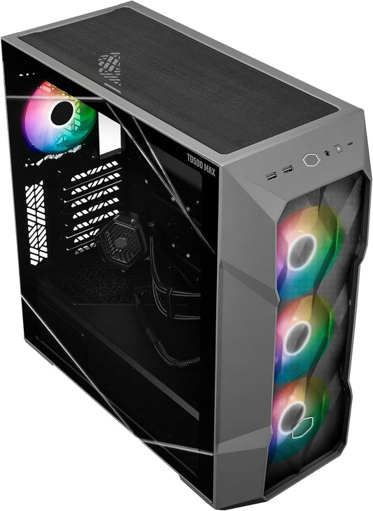 Case Cooler Master TD500 MAX (Mid Tower ATX, Includes PSU + AIO) - King Tech