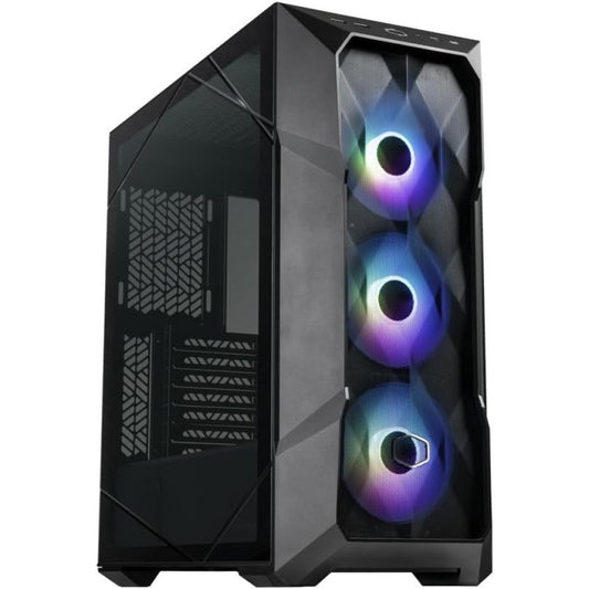 Case Cooler Master TD500 MESH V2 Mid Tower (ATX, Black, ARGB Fans) - King Tech