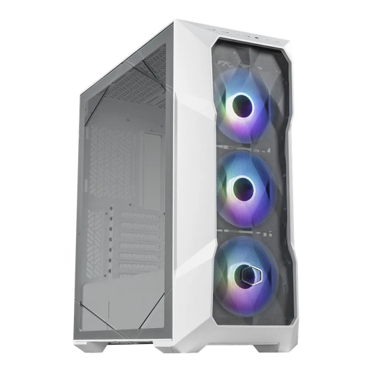Case Cooler Master TD500 MESH V2 Mid Tower (ATX, White, ARGB Fans) - King Tech
