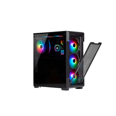 Case Corsair iCUE 220T RGB Airflow Mid Tower (ATX, Black, Tempered Glass) - King Tech