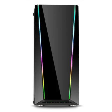 كيس جيمنج ريد دراجون تيلجيت GC-702 ATX متوسط ​​البرج TG RGB