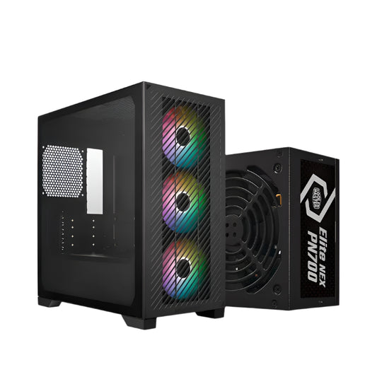 Case & PSU Combo Cooler Master Elite 301 (Micro-ATX) + Elite NEX PN700 (700W) - King Tech