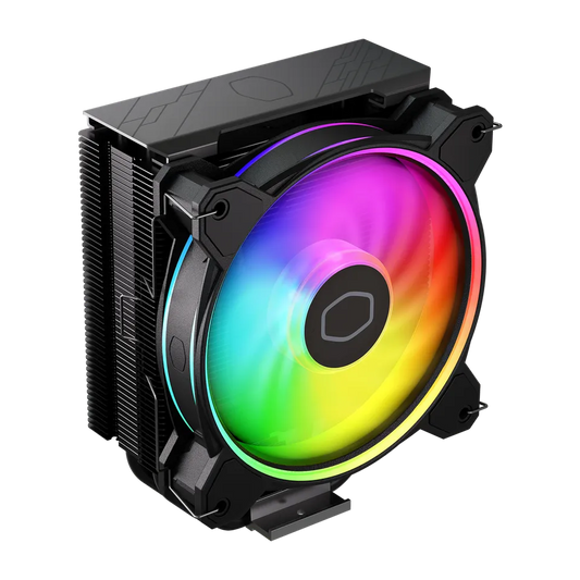 مبرد وحدة المعالجة المركزية Cooler Master Hyper 212 Halo Black (هوائي، مروحة ARGB من الجيل الثاني)