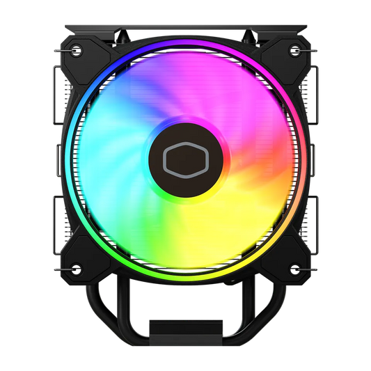 مبرد وحدة المعالجة المركزية Cooler Master Hyper 212 Halo Black (هوائي، مروحة ARGB من الجيل الثاني)