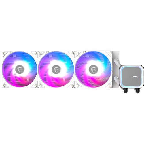 مبرد وحدة المعالجة المركزية MSI MAG CORELIQUID A13 360 WHITE AIO مبرد سائل