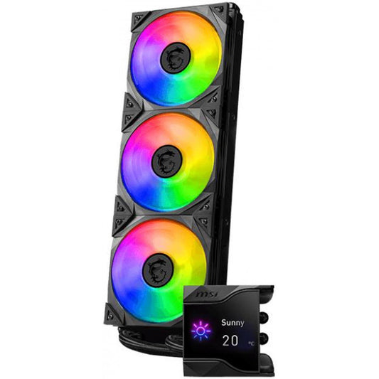مبرد وحدة المعالجة المركزية MSI MPG CORELIQUID D360 (سائل AIO مقاس 360 مم، ARGB)