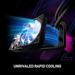 مبرد وحدة المعالجة المركزية MSI MPG CORELIQUID D360 (سائل AIO مقاس 360 مم، ARGB)