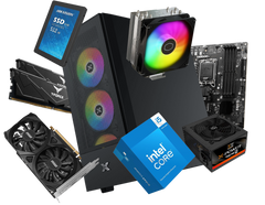 Custom Gaming PC | Intel Core i5-14400F - 32GB DDR5 RAM - 512GB SSD - MSI RTX 3050 6GB Graphics - Xigmatek Hero II Case + 750W PSU