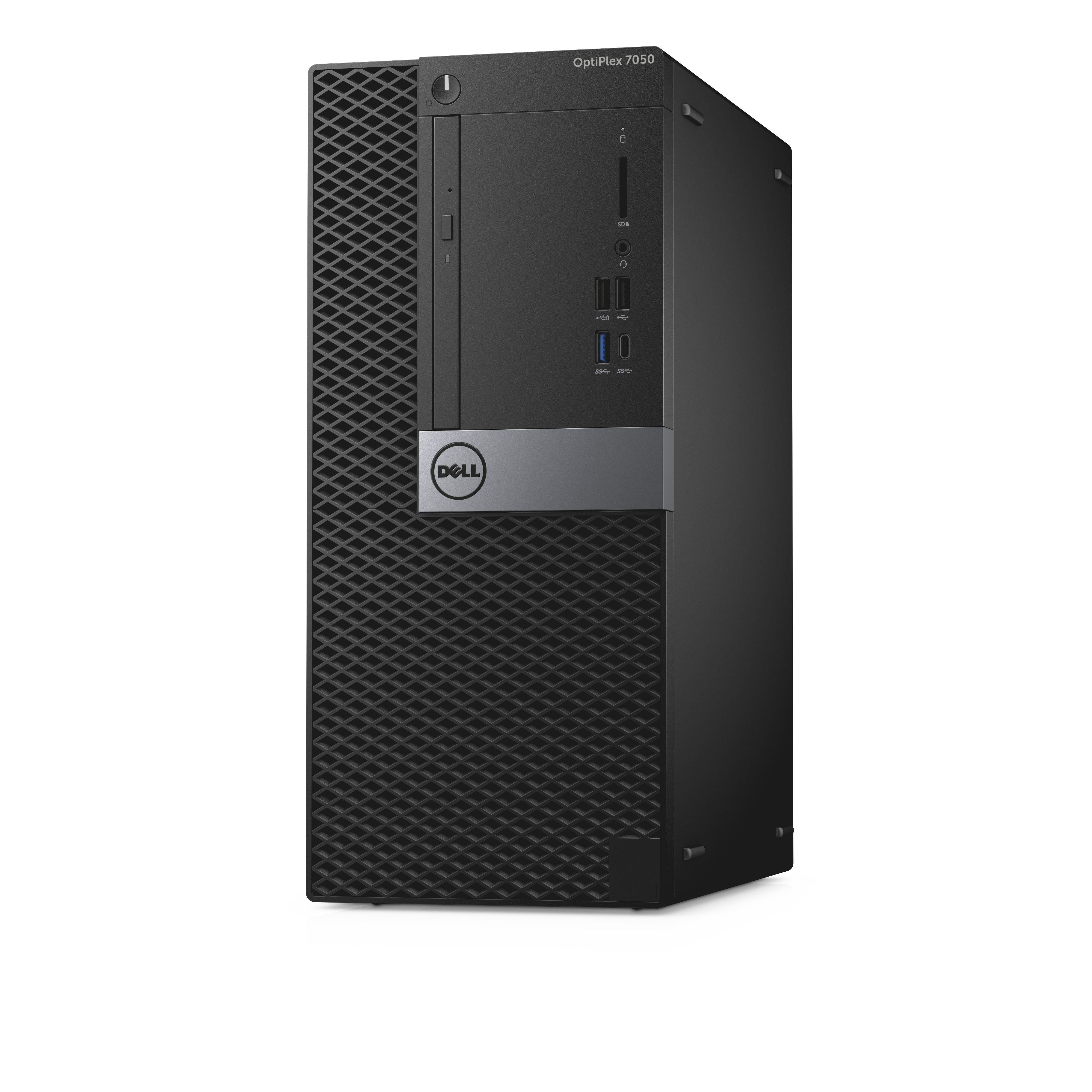 Dell OptiPlex 7050 Tower PC | Intel Core i7-7700 - 4GB DDR4 - 500GB HDD - Intel HD Graphics 630 (Used)