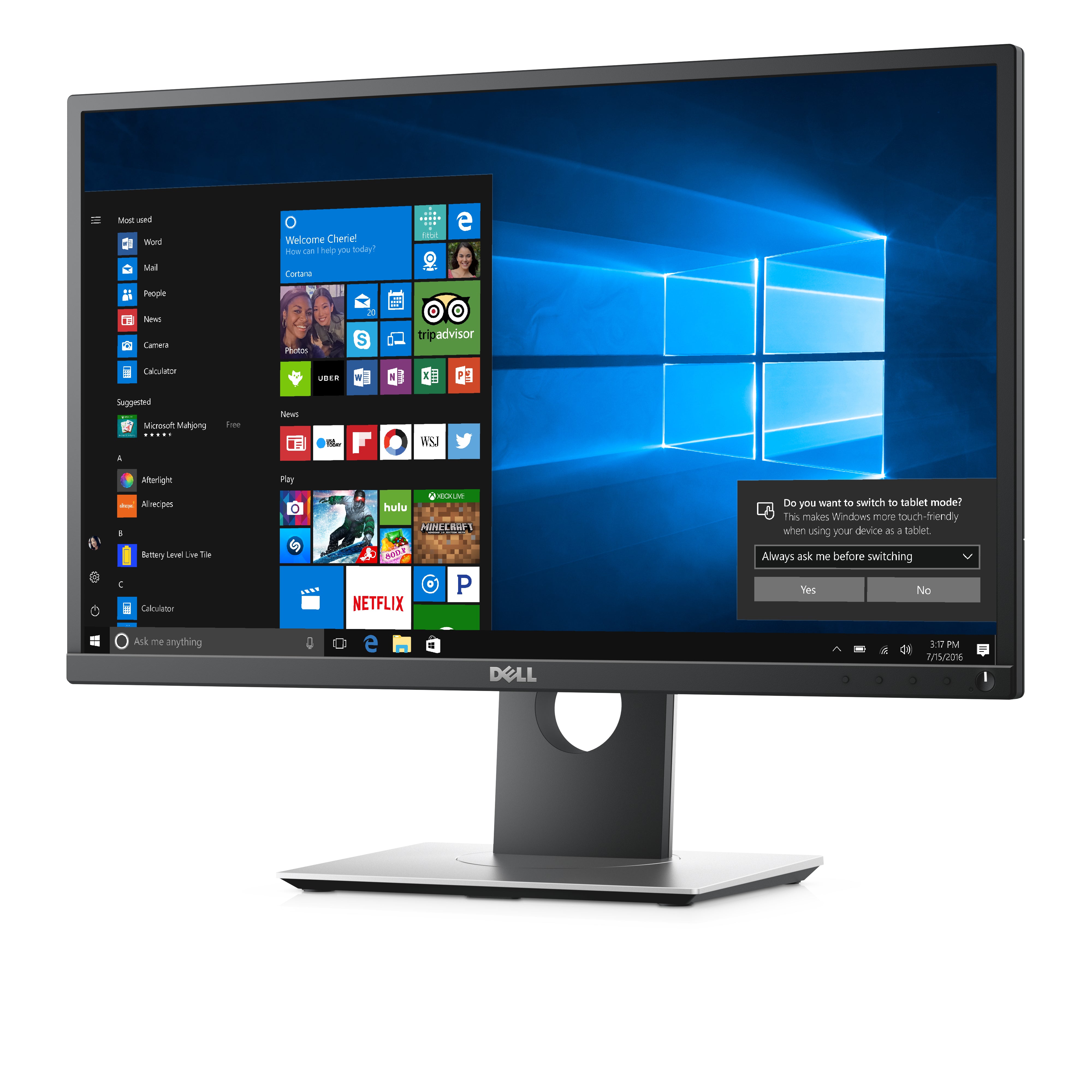 Dell P2417H Monitor | 23.8" FHD (1920x1080) IPS LED - HDMI (Used)