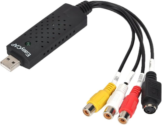 دونجل Easycap USB 2.0 إلى 4 يسجل إشارة AV