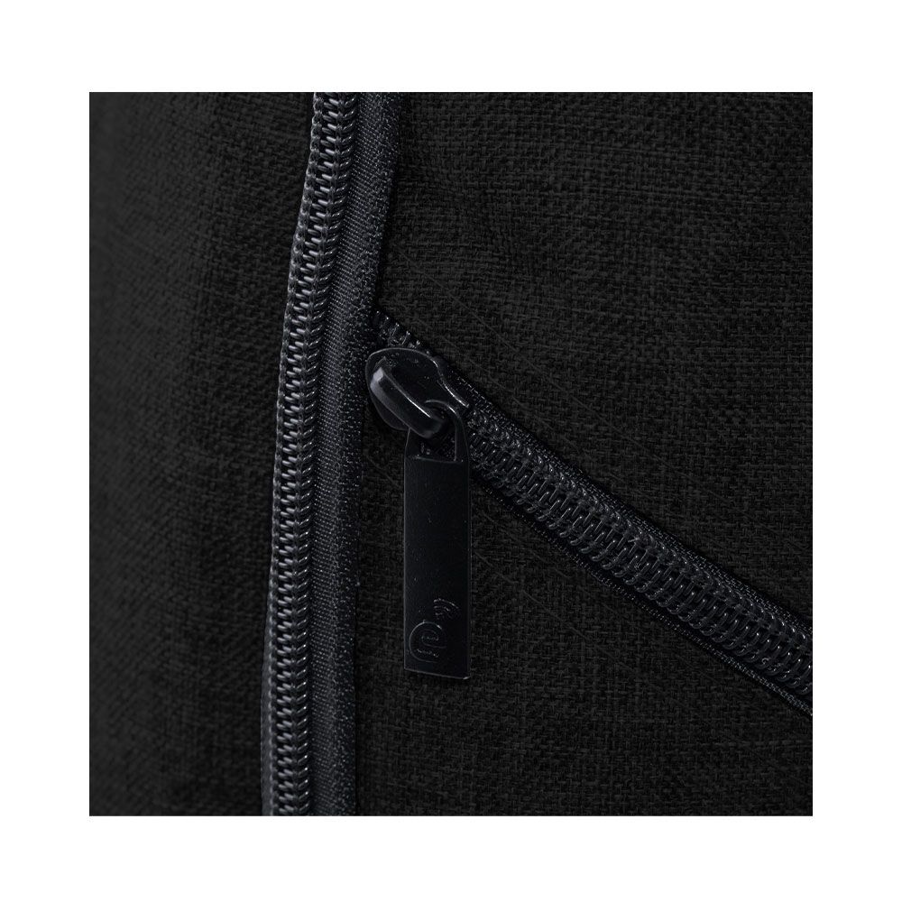 E-Train BG-82-2 Nylon Laptop Backpack - Fits Up to 15.6 inches, Black