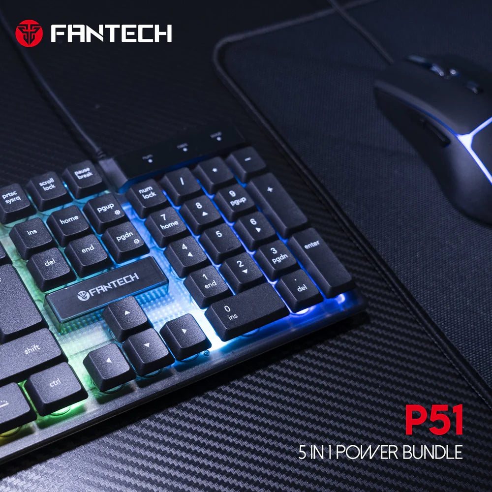 Fantech P51 Gaming Combo Bundle 5-in-1