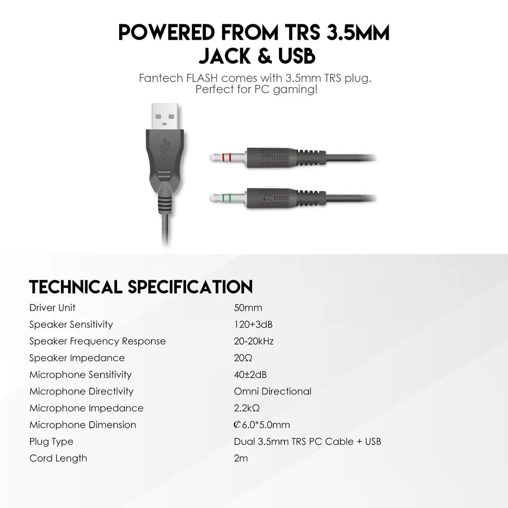 Fantech P51 Gaming Combo Bundle 5-in-1