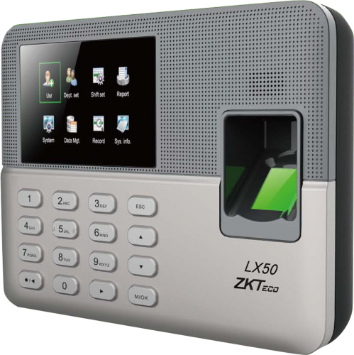جهاز حضور وانصراف ZKTeco LX50 قارئ بصمات الأصابع