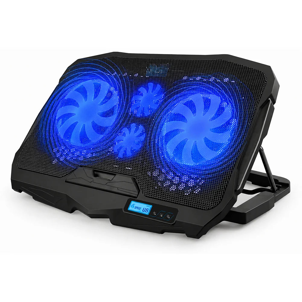 Gamma GT-18 Laptop Cooling Pad with Display - 4 Fans