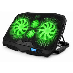 Gamma GT-18 Laptop Cooling Pad with Display - 4 Fans