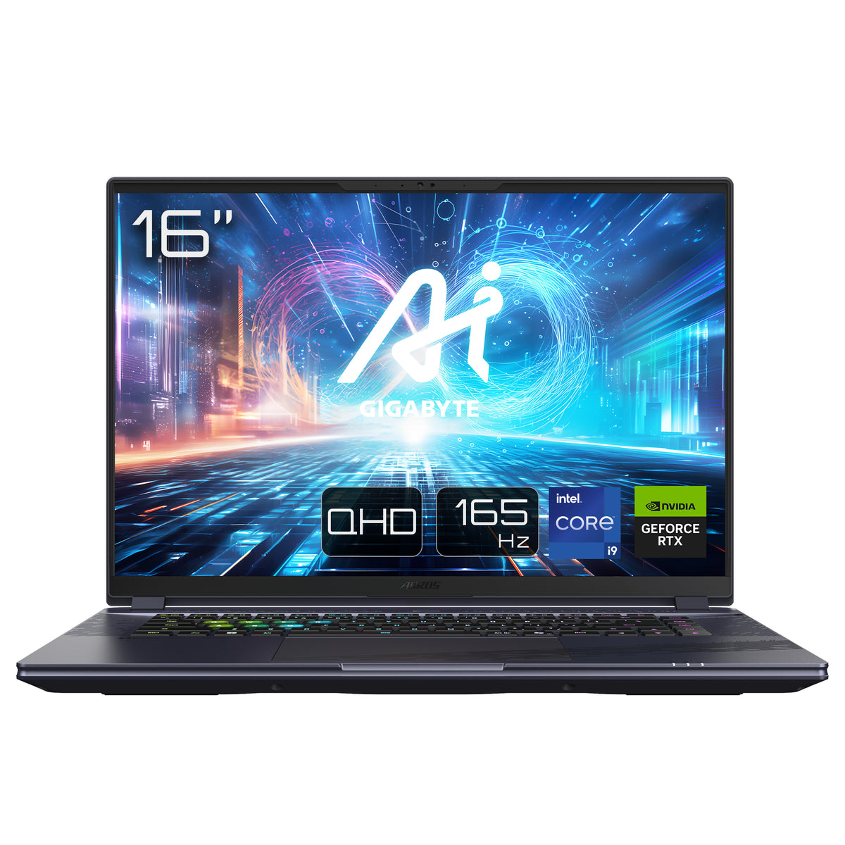 Gigabyte AORUS 16X ASG-63USC65SH Gaming Laptop | Intel Core i7-13650HX Processor - 16GB DDR5 RAM - 1TB NVMe SSD - NVIDIA GeForce RTX 4070 8GB GDDR6 Graphics - 16.0 inches WQXGA 165Hz (Gray, Win11)