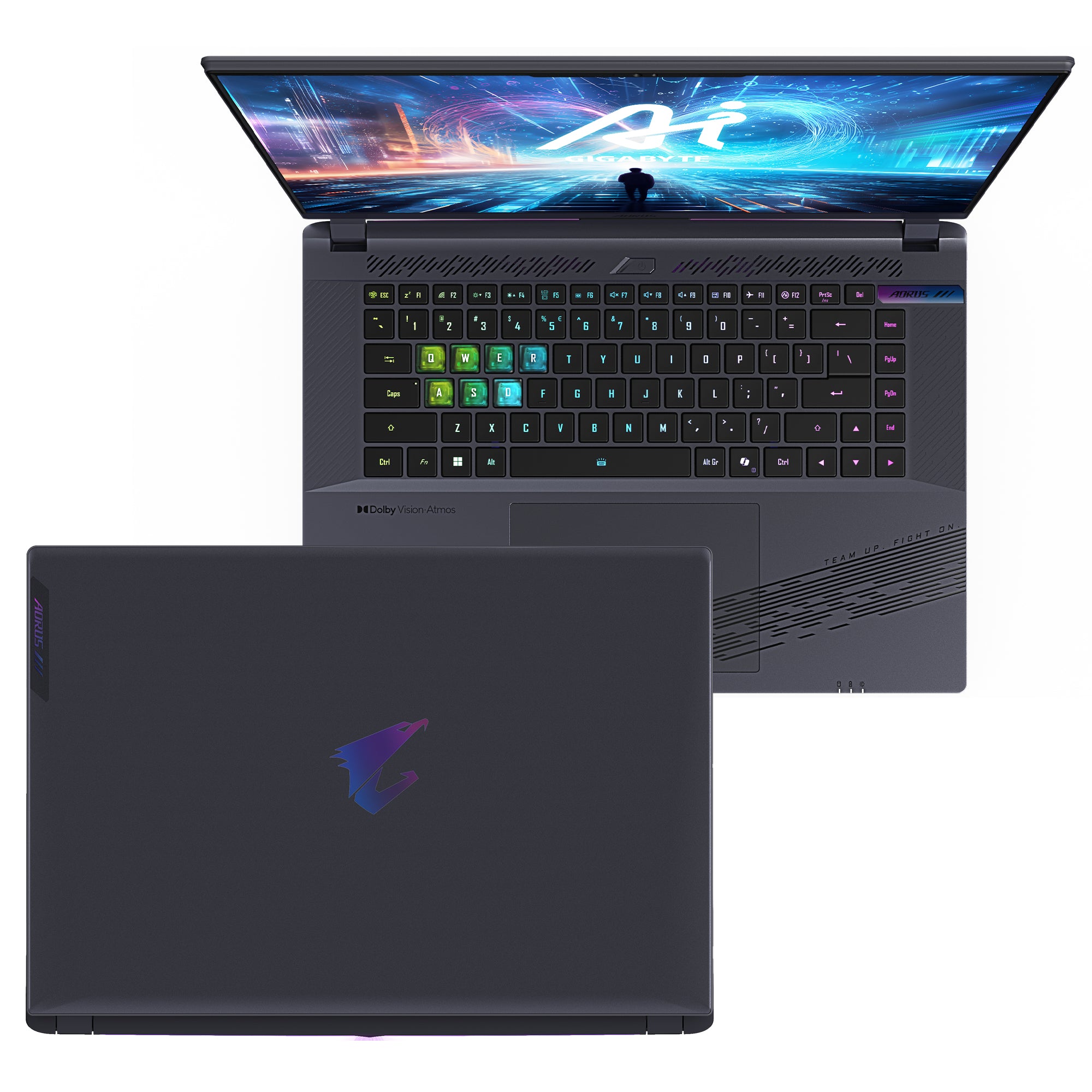 Gigabyte AORUS 16X ASG-63USC65SH Gaming Laptop | Intel Core i7-13650HX Processor - 16GB DDR5 RAM - 1TB NVMe SSD - NVIDIA GeForce RTX 4070 8GB GDDR6 Graphics - 16.0 inches WQXGA 165Hz (Gray, Win11)