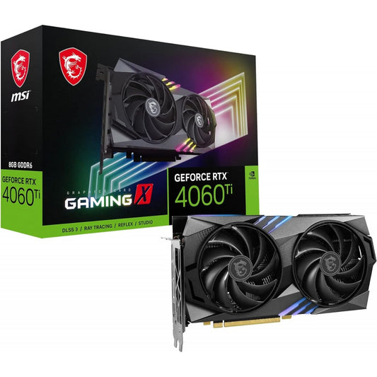 بطاقة الرسومات MSI GeForce RTX 4060 Ti GAMING X (8GB GDDR6)