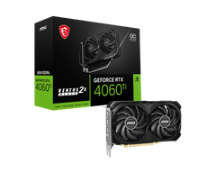 Graphics Card MSI GeForce RTX 4060 Ti VENTUS 2X BLACK OC (8GB GDDR6)