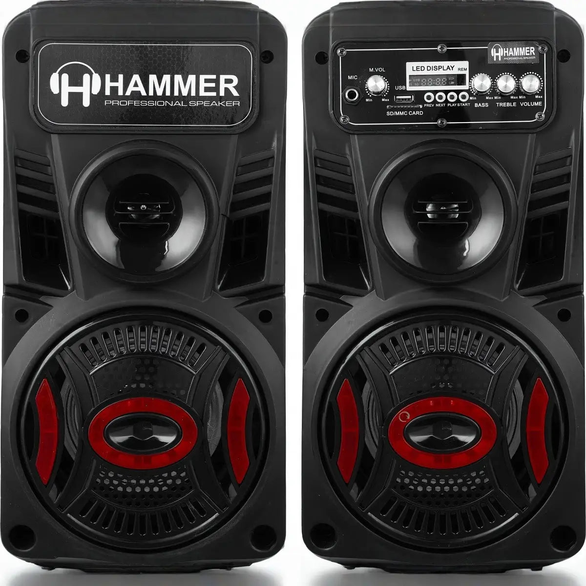Hammer PH-7800 2.0 Channel Bluetooth Speakers