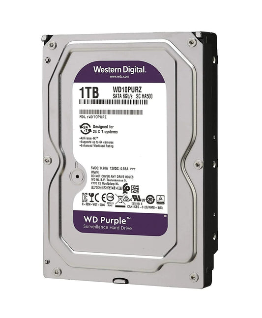 Hard Disk PC DVR Western Digital Purple 1TB RV - King Tech