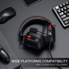 Headset Gaming Redragon Cybill H312 7.1 Surround RGB USB - King Tech