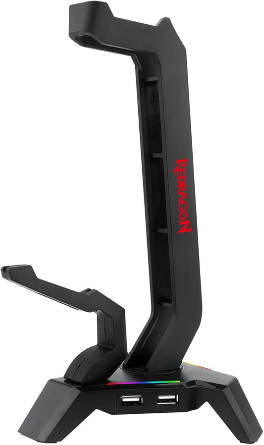 حامل سماعة رأس للألعاب Redragon Scepter Elite HA311 RGB موزع USB بأربعة منافذ