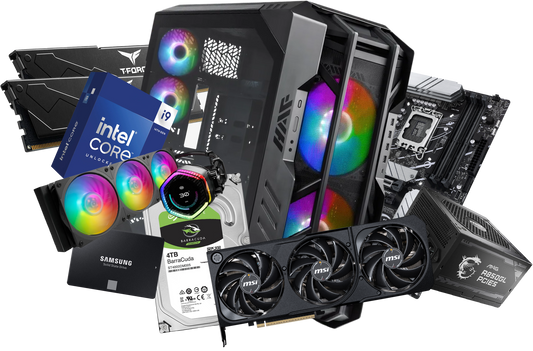 High-End Gaming PC | Intel Core i9-14900KF - 32GB DDR5 RAM - 2TB SSD + 4TB HDD - MSI RTX 5070 12GB Graphics - Cooler Master HAF 700 Case - 850W Gold PSU