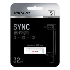 Hiksemi SYNC USB 3.2 OTG Type-C Flash Drive - 32GB