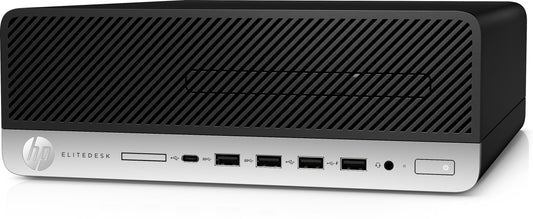 HP EliteDesk 705 G4 SFF Desktop PC | AMD Ryzen 5 PRO 2400G - 8GB DDR4 - AMD Radeon Vega 11 Graphics (Used)