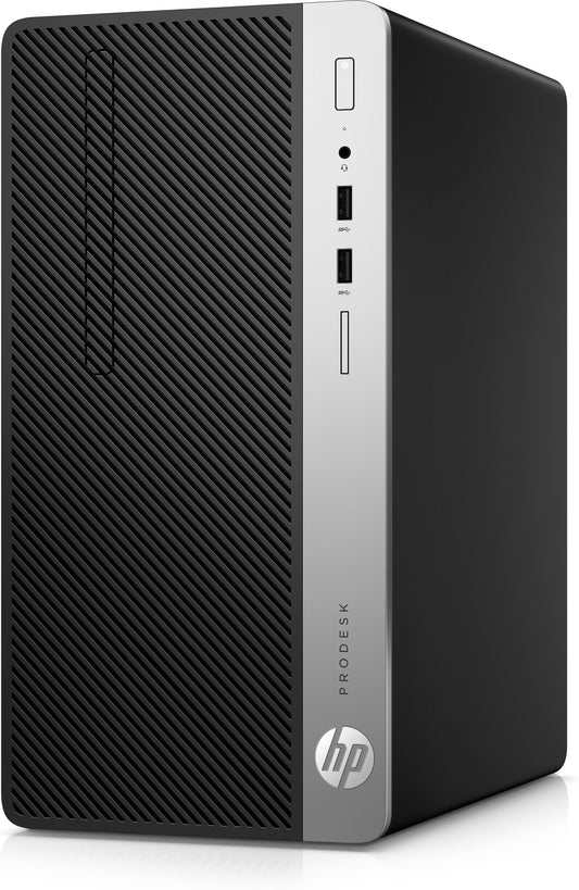 HP ProDesk 400 G4 Microtower PC | Intel Core i3-7100 - 8GB DDR4 - Intel HD Graphics 630 (Used)