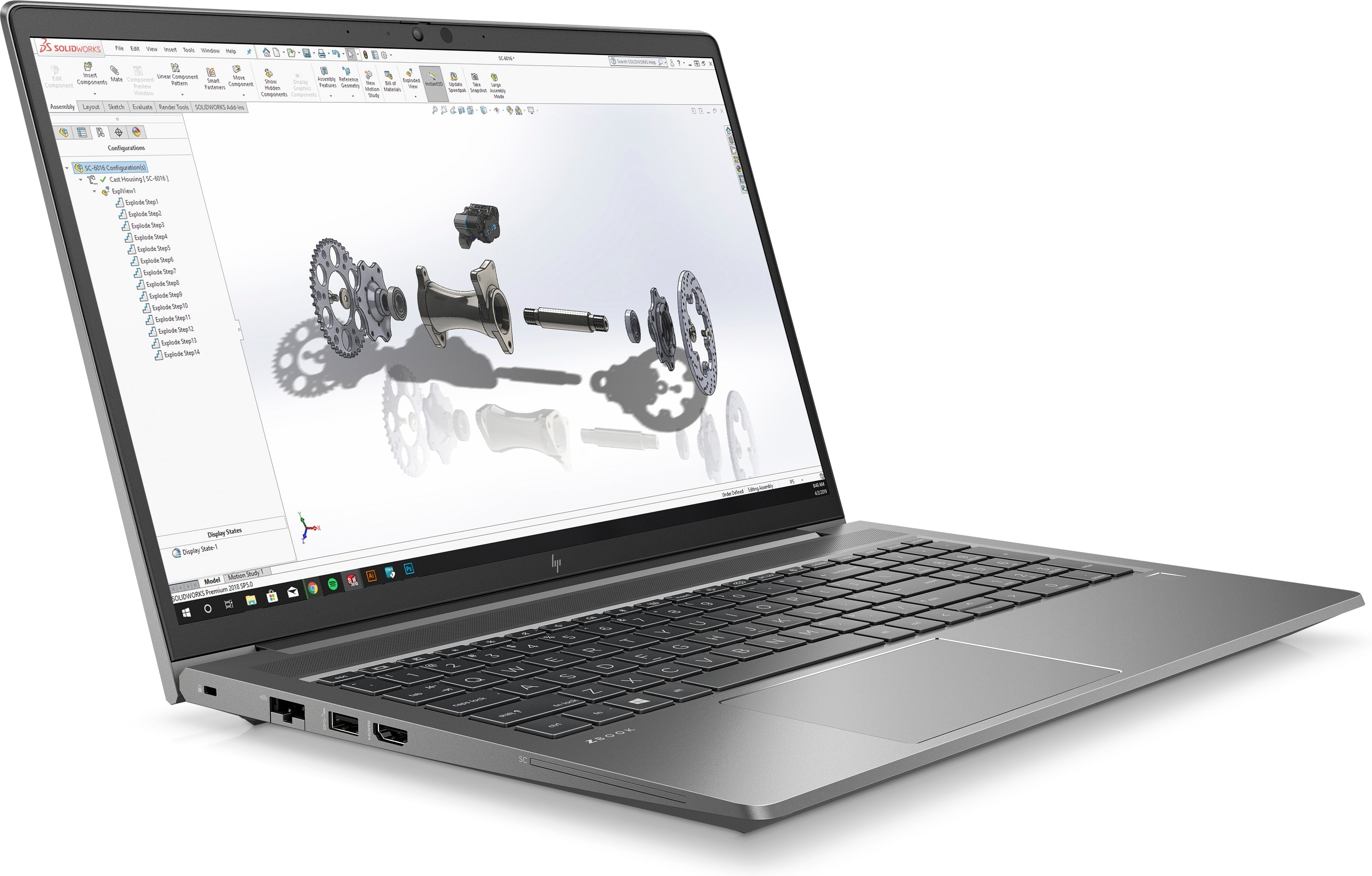 HP ZBook Power G8 Mobile Workstation | Intel Core i7-11800H Processor - 16GB DDR4 RAM - 512GB M.2 SSD - NVIDIA T1200 4GB - 15.6 inches (Used)