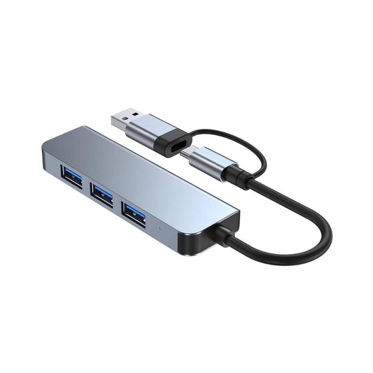 Hub USB Lavvento 5X1 to USB3 & Type-C & SD Card CV567