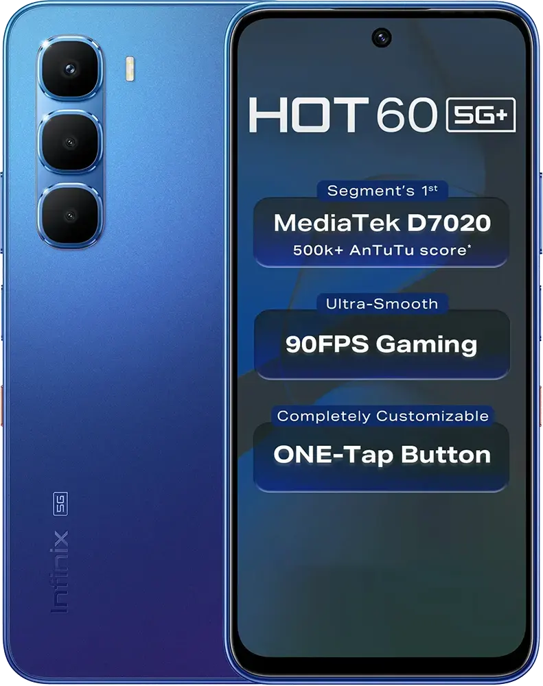 Infinix Hot 60 5G 6GB RAM 128GB Storage Smartphone