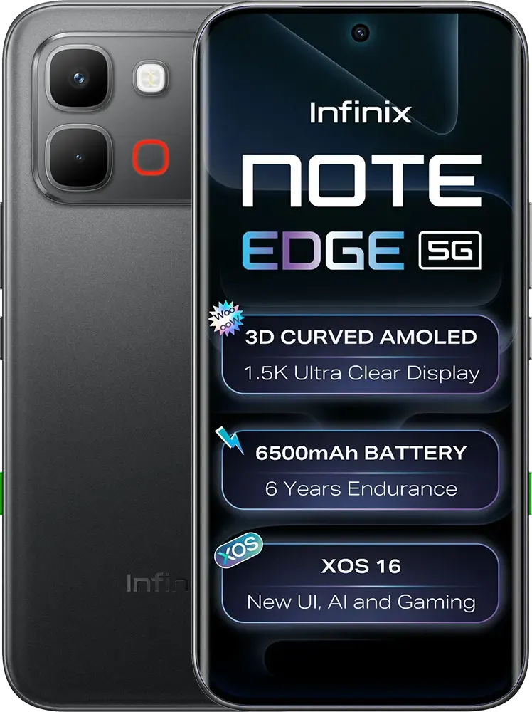 Infinix Note Edge 8GB RAM 256GB Storage Smartphone
