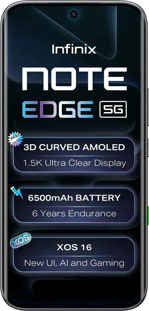 Infinix Note Edge 8GB RAM 256GB Storage Smartphone