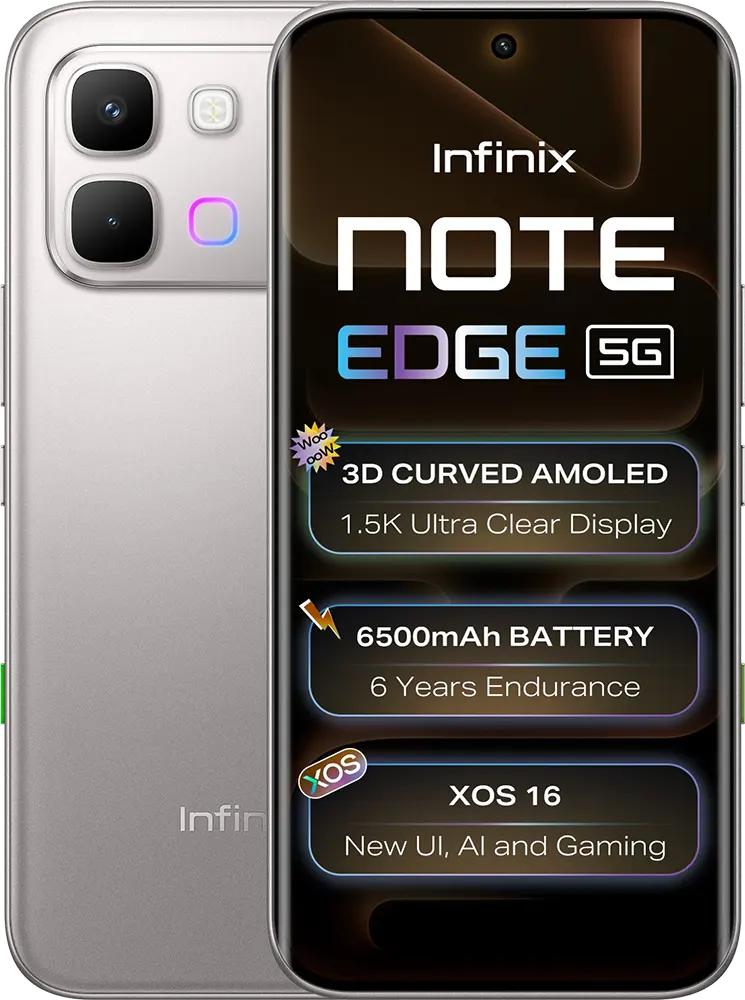 Infinix Note Edge 8GB RAM 256GB Storage Smartphone