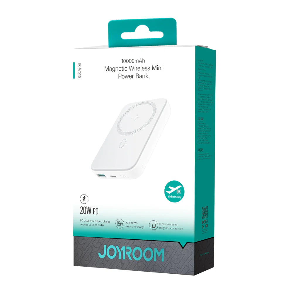 Joyroom JR-W020 MagSafe Wireless Power Bank - 10000mAh, 20W Fast Charging