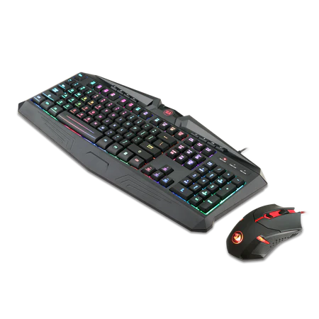 Keyboard and Mouse Combo Gaming Redragon S101 Vajra & Centrophorus - King Tech